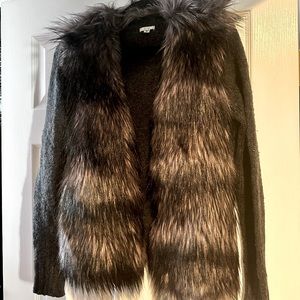 Faux Fur Sweater